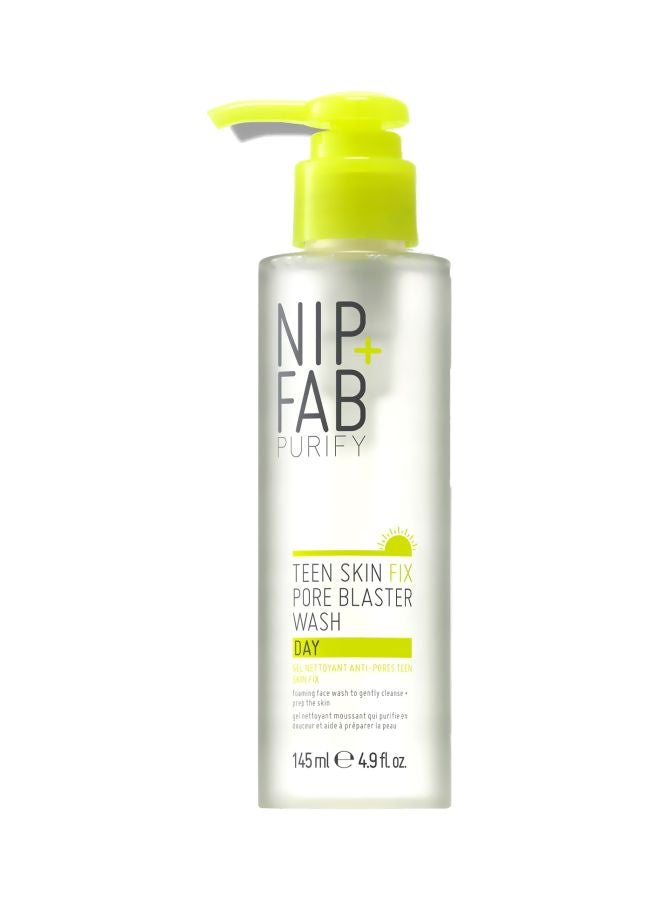 NIP+FAB Teen Skin Fix Pore Blaster Day Wash 145ml 