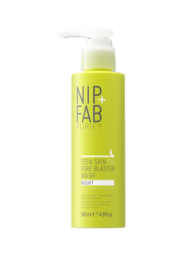 NIP+FAB Teen Skin Fix Pore Blaster Night Wash 145ml