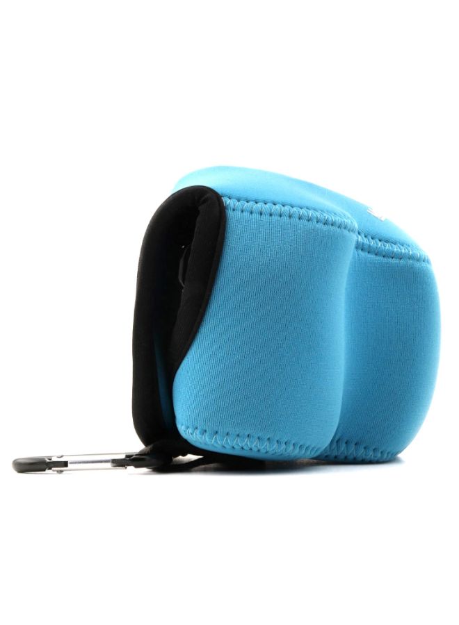 Protective Camera Case With Carabiner For Panasonic Blue