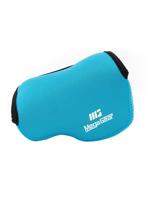Protective Camera Case With Carabiner For Samsung Blue