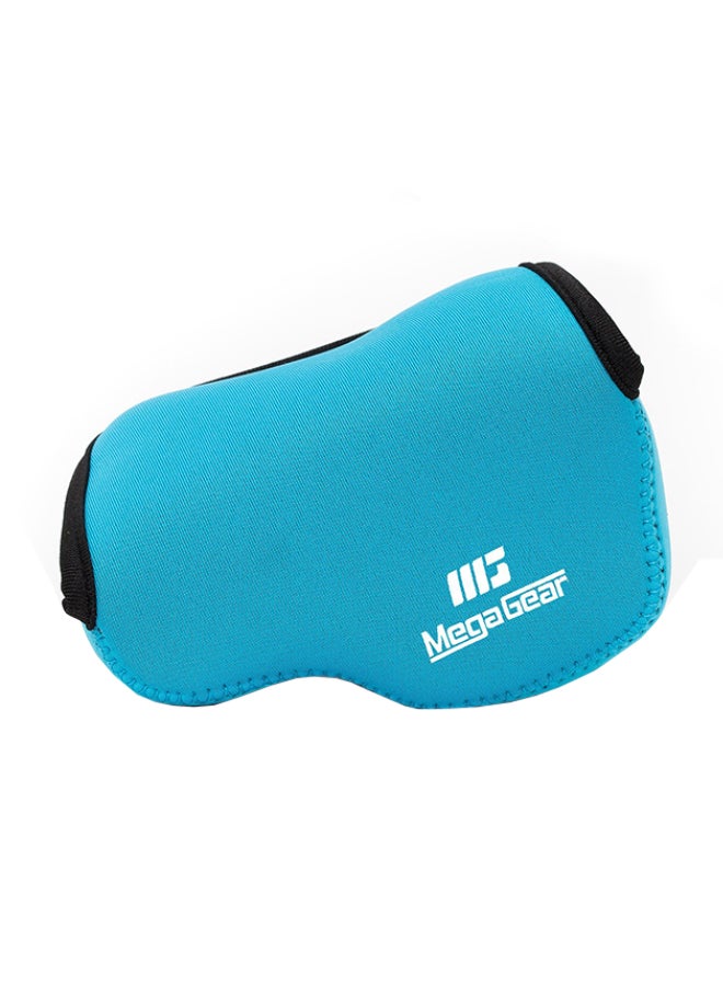 Protective Camera Case With Carabiner For Sony Blue