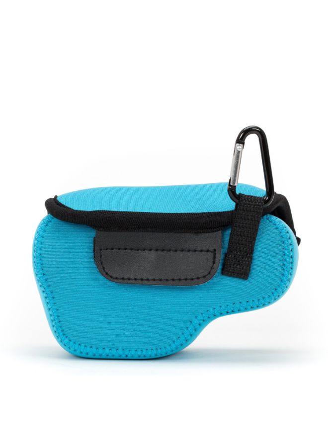 Protective Camera Case With Carabiner For Sony Blue