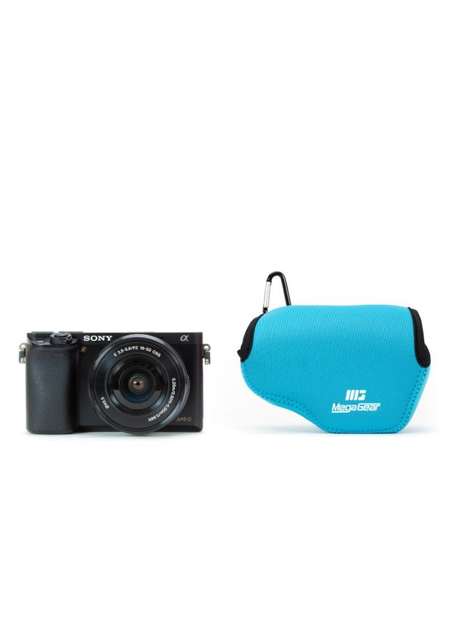 Protective Camera Case With Carabiner For Sony Blue