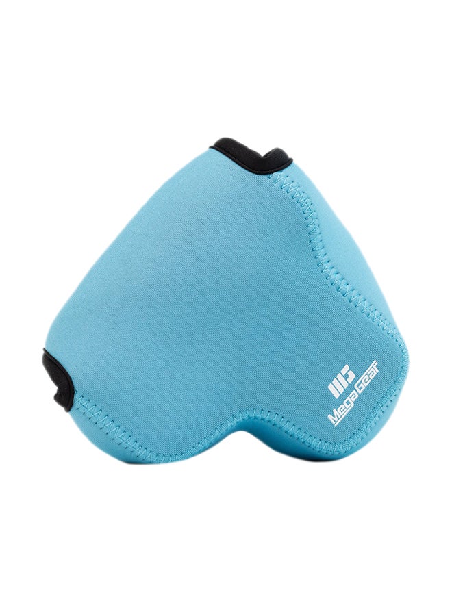 Protective Camera Case With Carabiner For Nikon P600/Coolpix P610 Blue