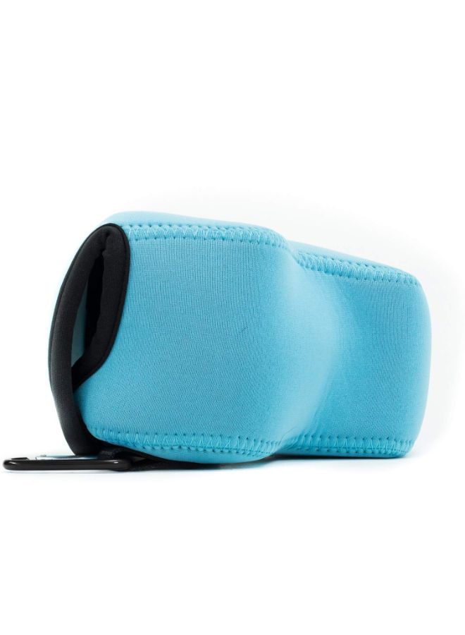 Protective Camera Case With Carabiner For Nikon P600/Coolpix P610 Blue