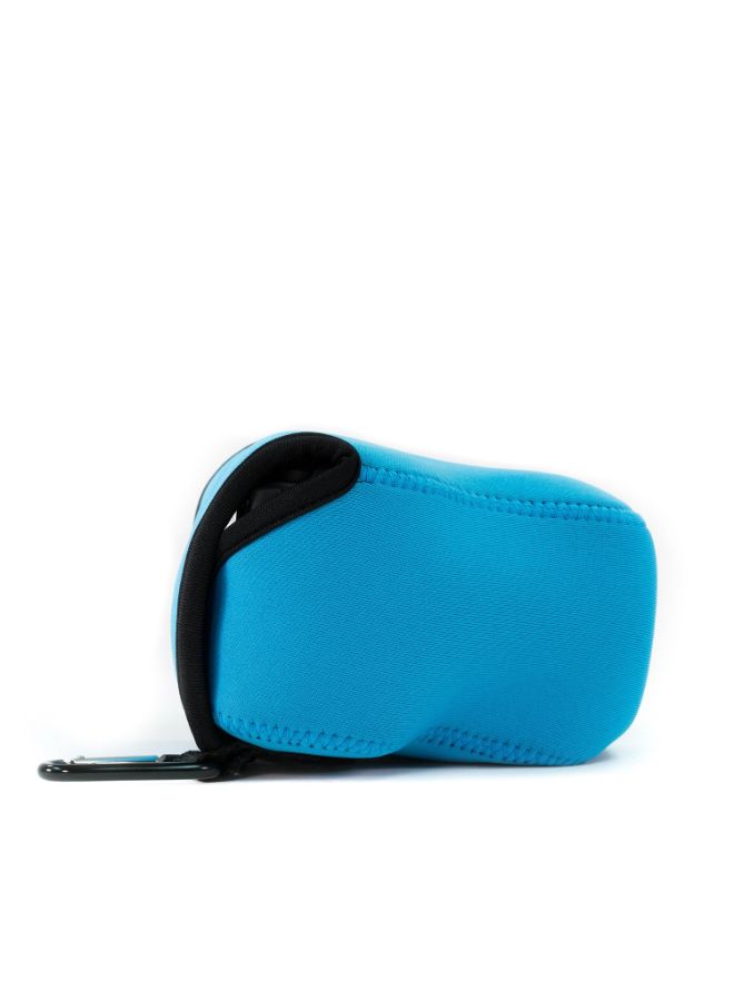 MegaGear - Protective Camera Case With Carabiner For Olympus OM-D E-M1 Mark II Blue - Image 1
