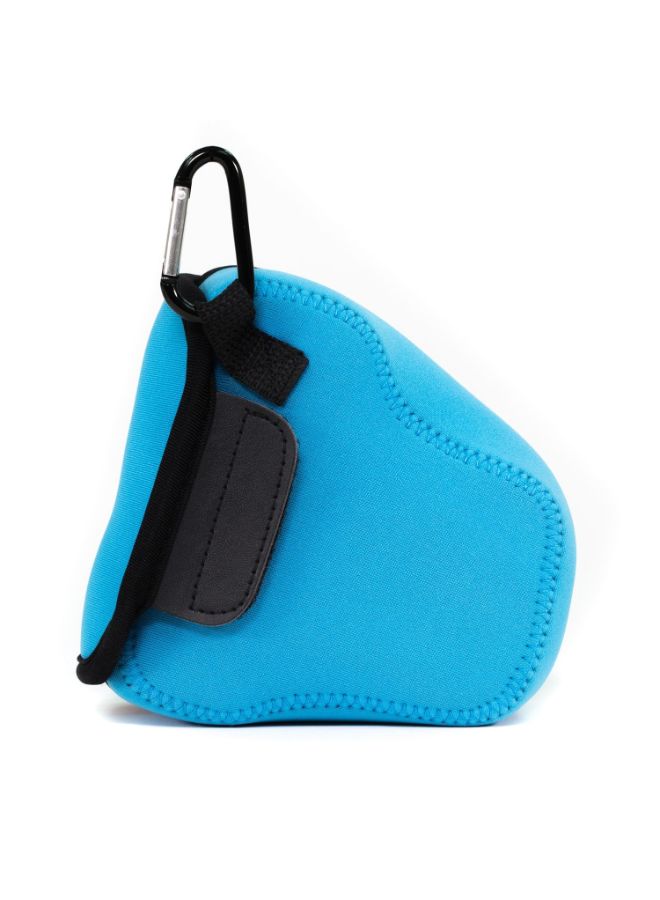 MegaGear - Protective Camera Case With Carabiner For Olympus OM-D E-M1 Mark II Blue - Image 1
