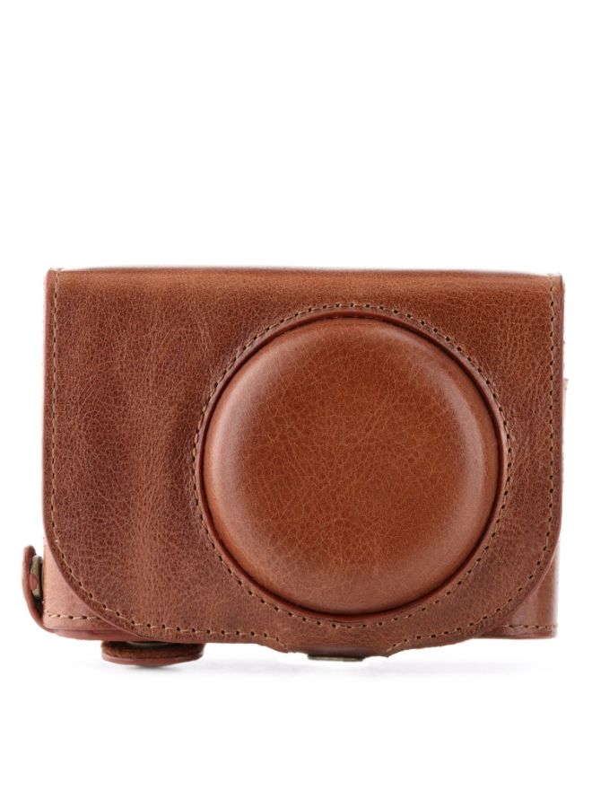 Protective Camera Case With Strap For Leica C Typ 112 Brown