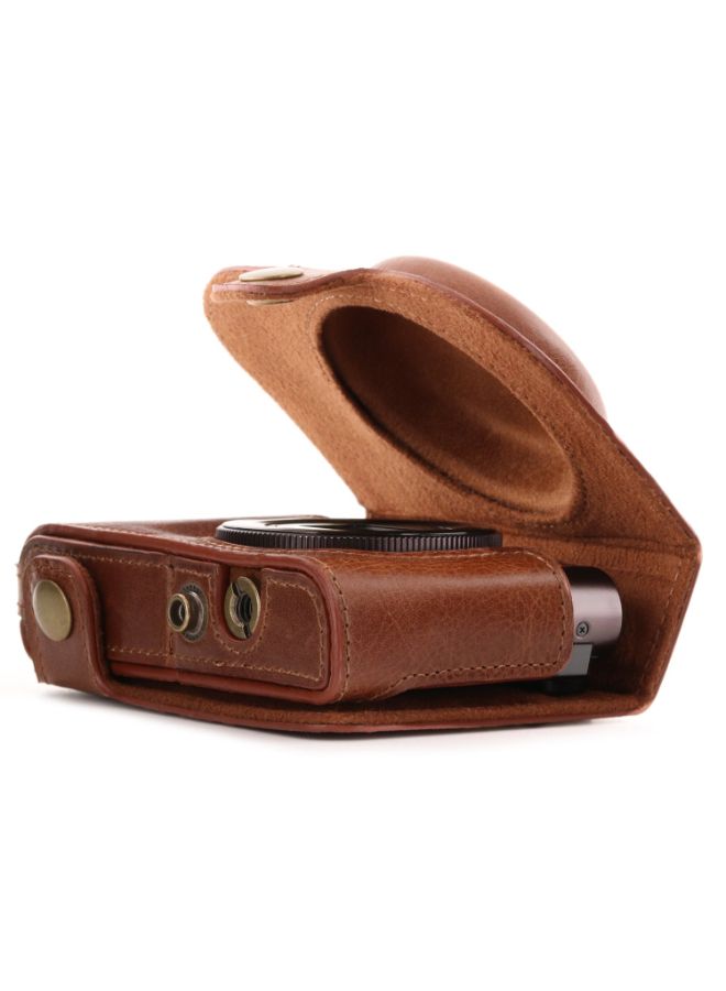 Protective Camera Case With Strap For Leica C Typ 112 Brown