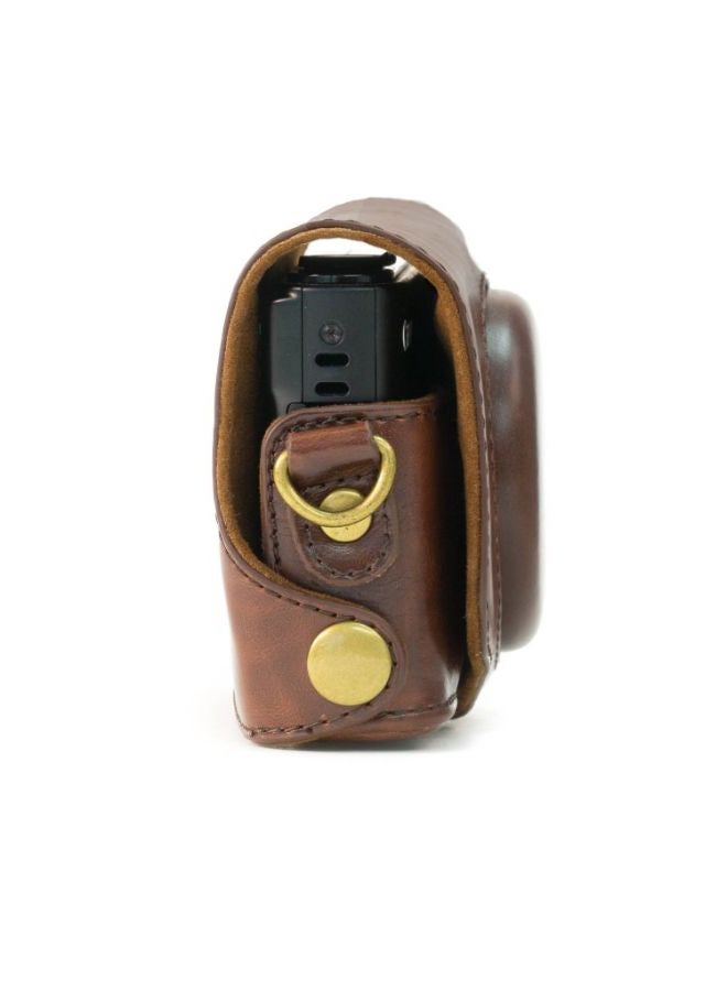 Protective Camera Case With Strap For Canon PowerShot SX280 HS Brown