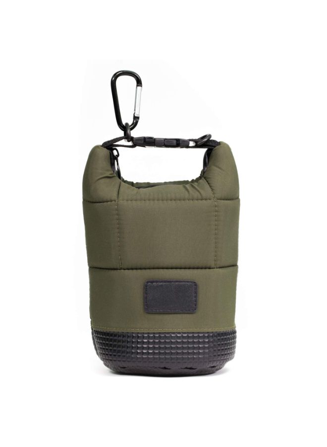 Camera Lens Pouch With Adjustable Handle Green/Black