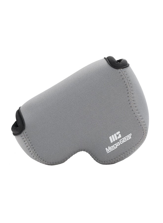 MegaGear - Protective Camera Case With Carabiner For Nikon Coolpix L340 Grey - Image 1