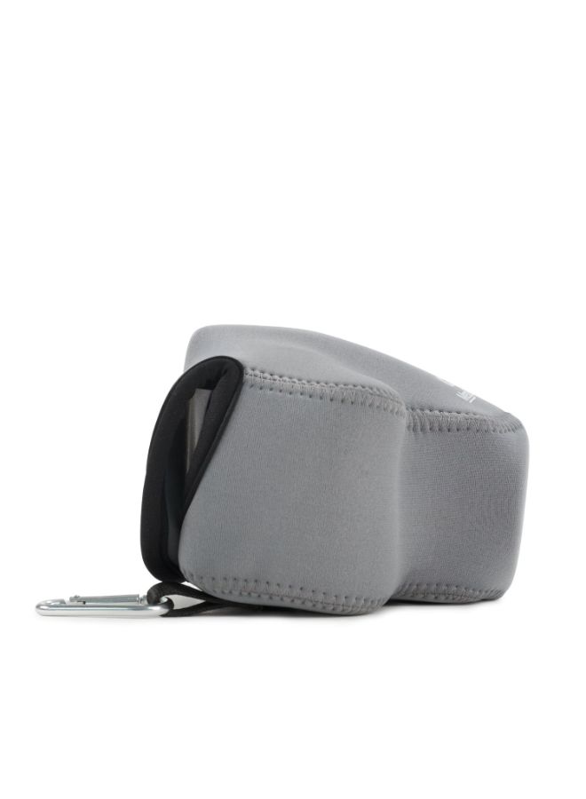 MegaGear - Protective Camera Case With Carabiner For Nikon Coolpix L340 Grey - Image 1