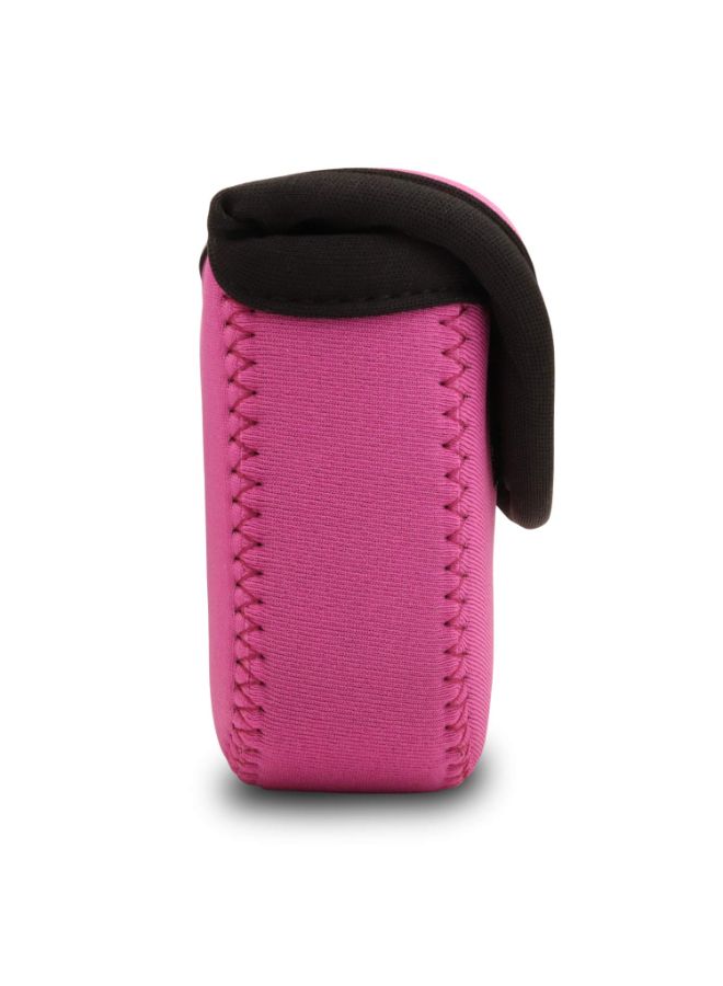 Protective Camera Case With Carabiner For Canon Pink