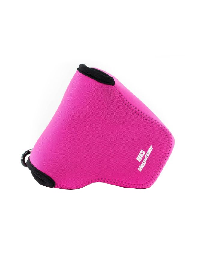Protective Camera Case With Carabiner For Canon Pink