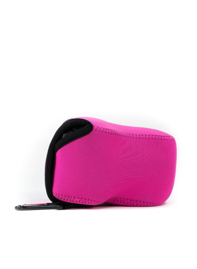 Protective Camera Case With Carabiner For Canon Pink