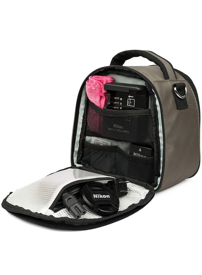 Laurel Carrying Case Bag For Kodak Compact To Advanced Camera Grey