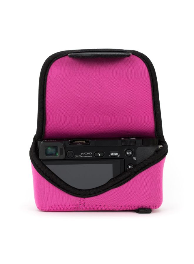Protective Camera Case With Carabiner For Fujifilm X30 Pink