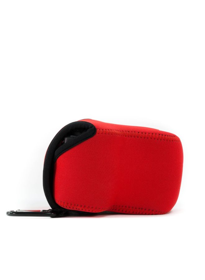Protective Camera Case With Carabiner For Canon Red