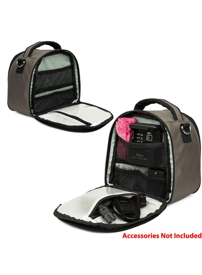 Laurel Carry Case With Shoulder Strap For Nikon Camera Grey