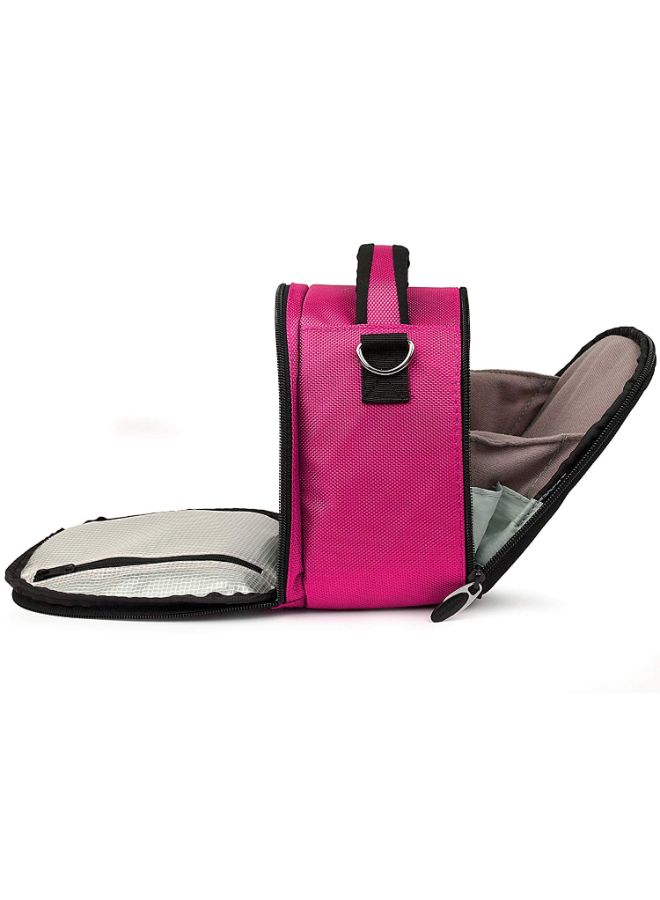 Camera Bag With Removable Shoulder Strap For Nikon Magenta