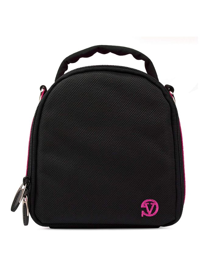 Camera Bag With Removable Shoulder Strap For Nikon Magenta