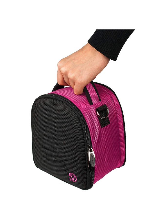 Camera Bag With Removable Shoulder Strap For Nikon Magenta