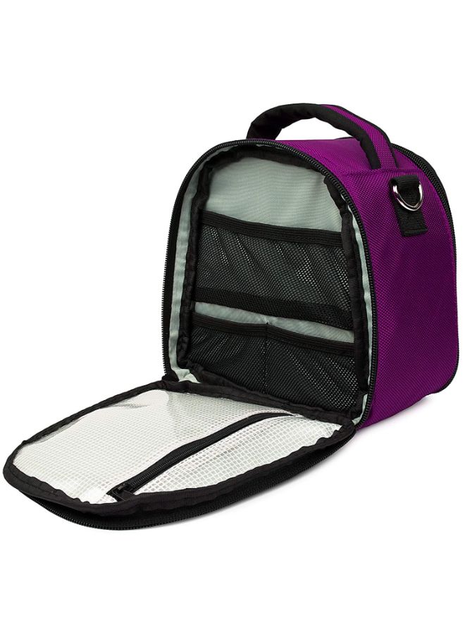 VanGoddy Laurel Carrying Case Bag For Nikon CoolPix Series Digital Camera Purple - Image 5