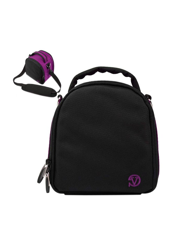 VanGoddy Laurel Carrying Case Bag For Nikon CoolPix Series Digital Camera Purple - Image 1