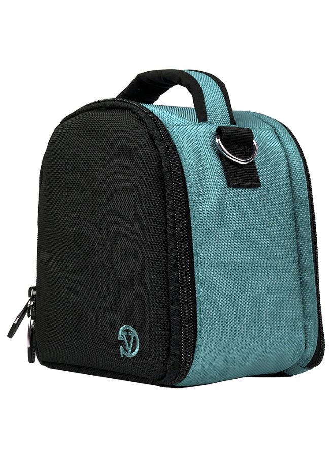 Protective Laurel Carry Case With Adjustable Shoulder Strap For Nikon Black/Blue