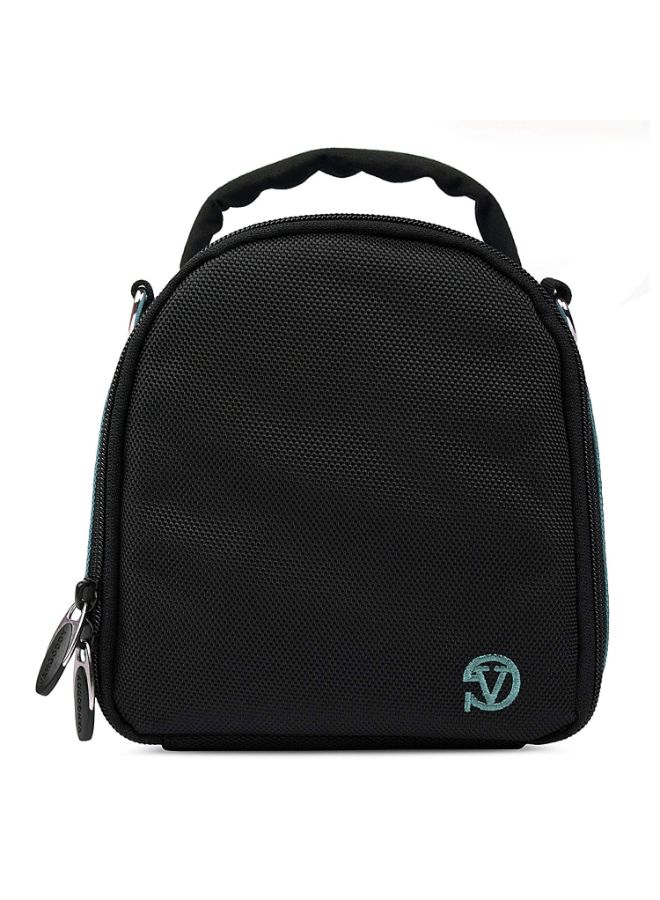 Protective Laurel Carry Case With Adjustable Shoulder Strap For Nikon Black/Blue