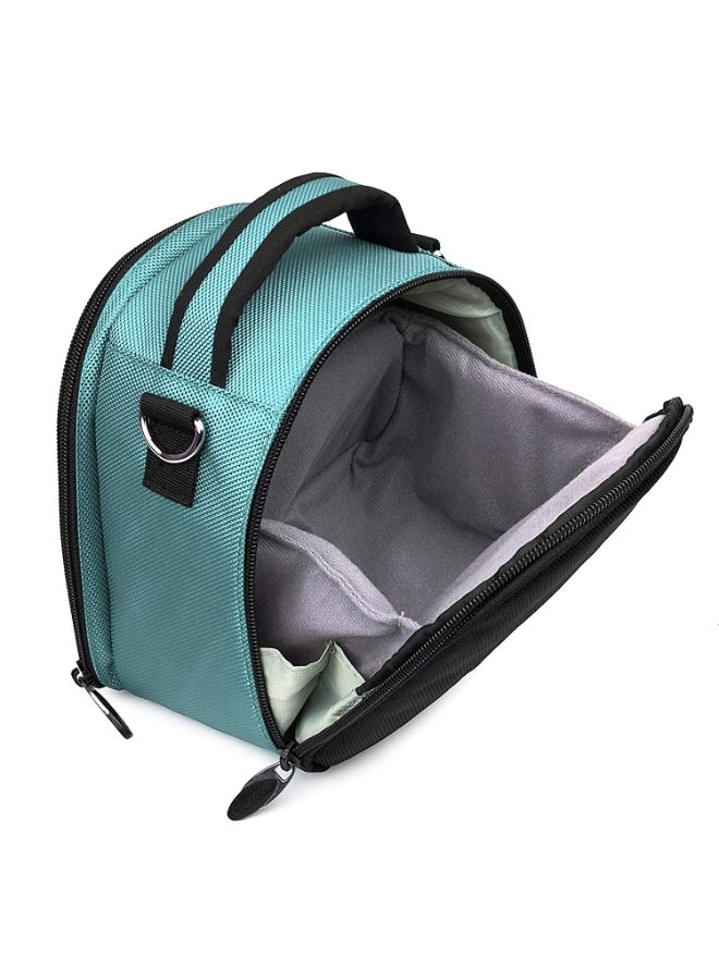 Protective Laurel Carry Case With Adjustable Shoulder Strap For Nikon Black/Blue