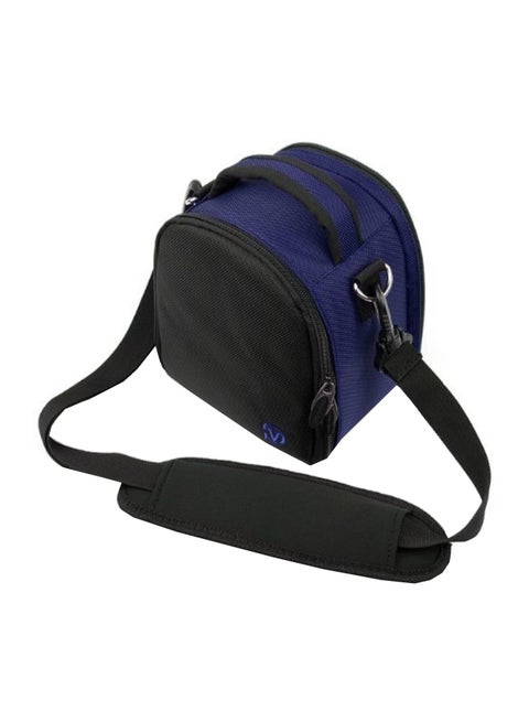 Protective Laurel Carry Case With Adjustable Shoulder Strap For Samsung Black/Blue