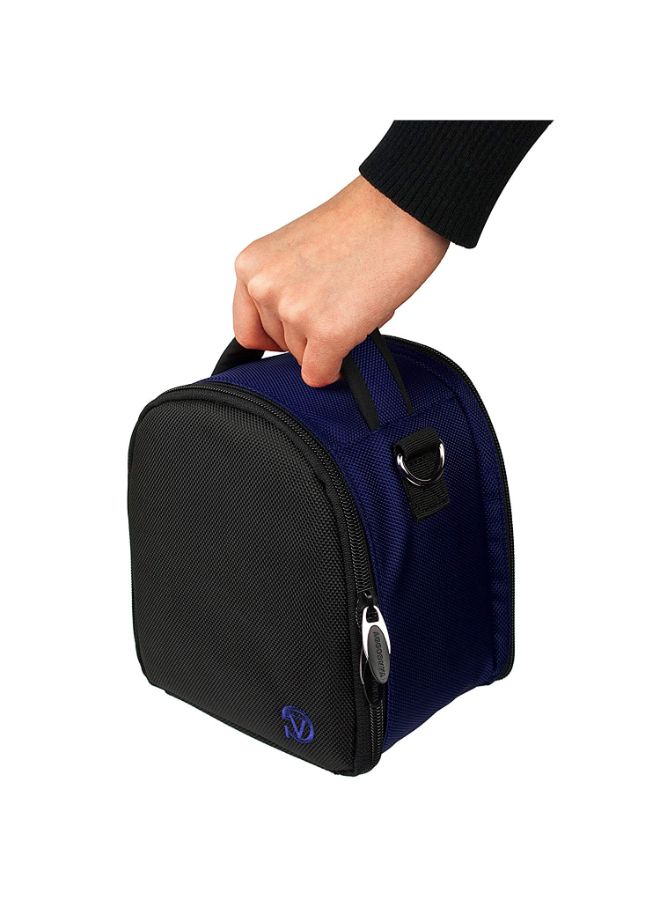 Camera Bag With Removable Shoulder Strap For Nikon Black/Blue