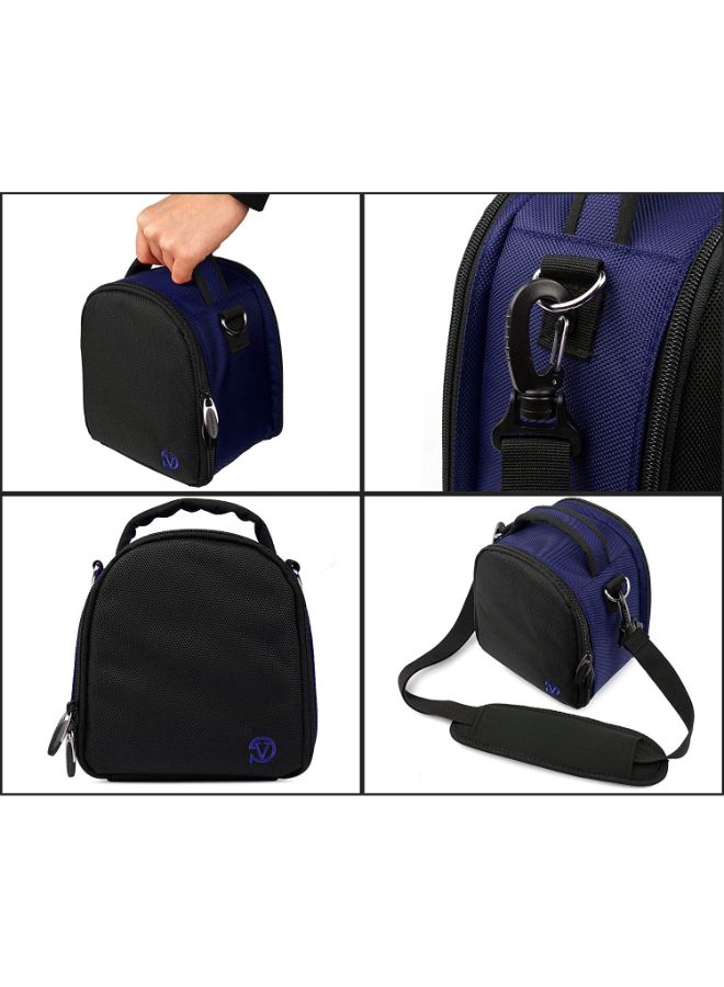 Camera Bag With Removable Shoulder Strap For Nikon Black/Blue