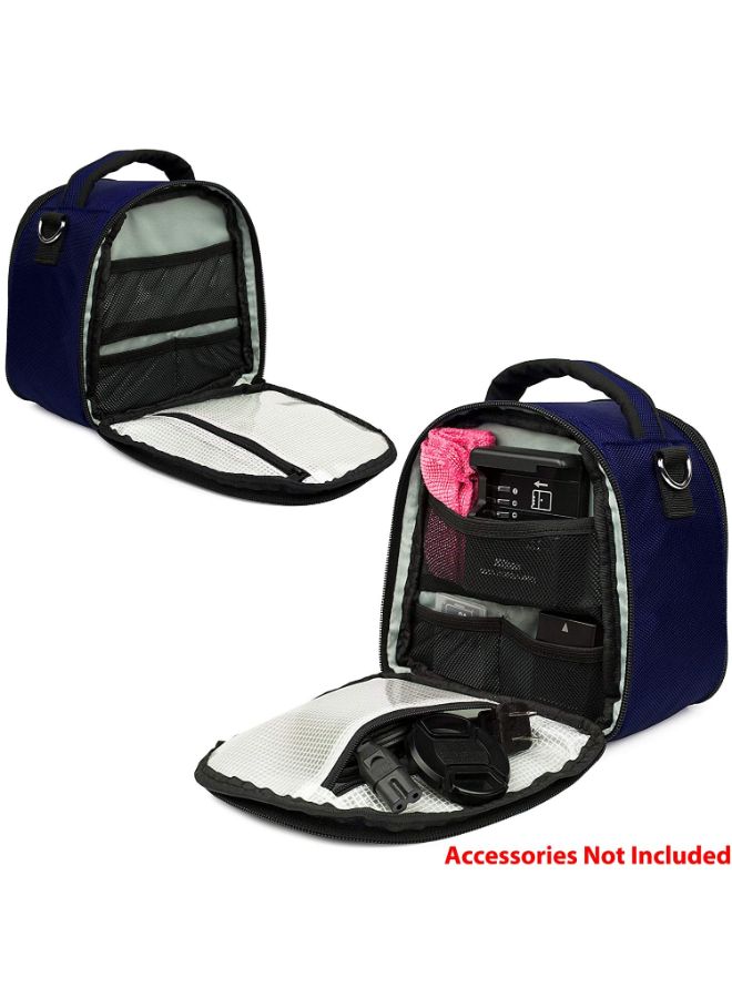 Camera Bag With Removable Shoulder Strap For Nikon Black/Blue