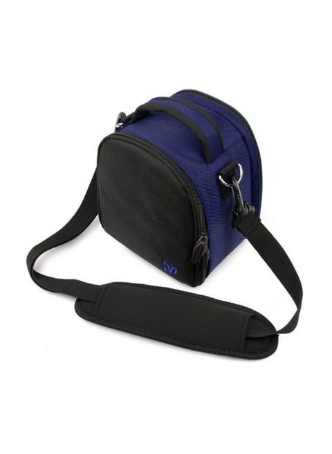Protective Camera Case With Shoulder Strap For Nikon Black/Blue
