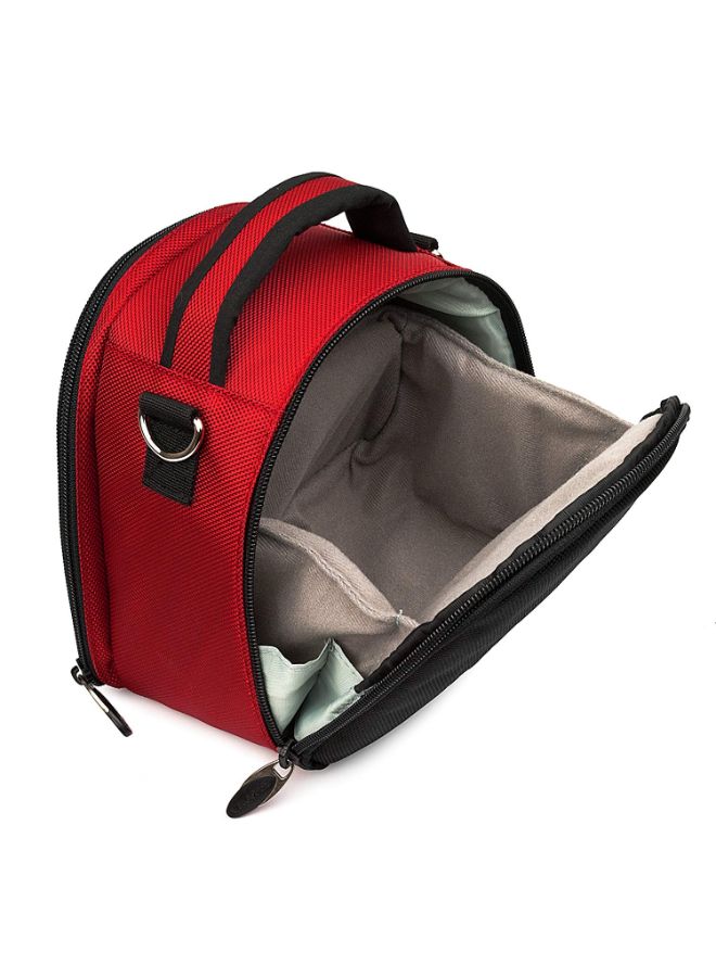 VanGoddy - Laurel Carrying Case Bag For Nikon CoolPix Series Digital Camera Red - Image 1