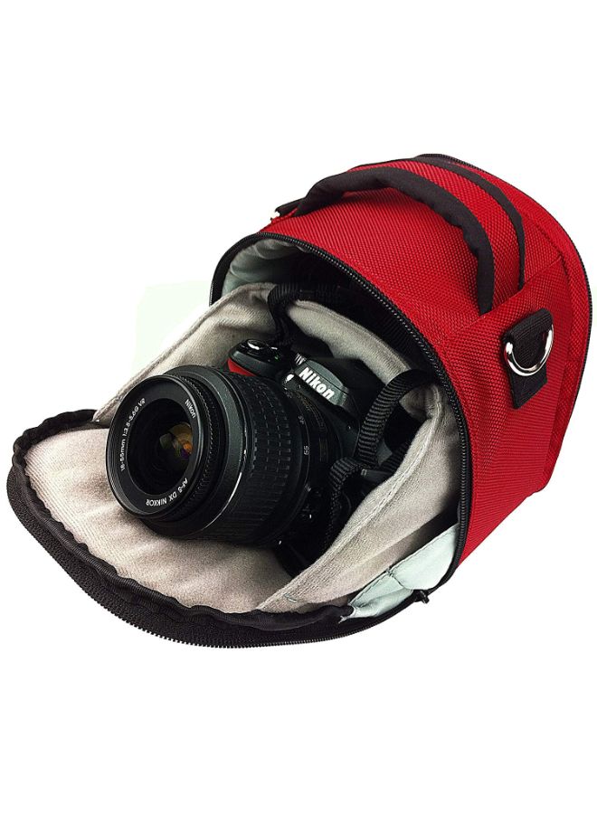 VanGoddy - Laurel Carrying Case Bag For Nikon CoolPix Series Digital Camera Red - Image 1