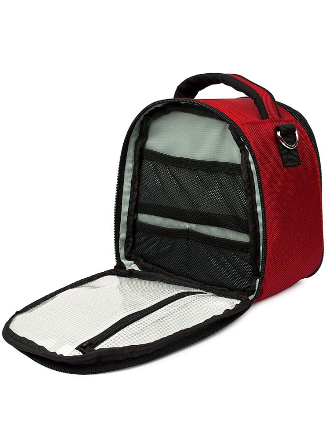 VanGoddy - Laurel Carrying Case Bag For Nikon CoolPix Series Digital Camera Red - Image 1