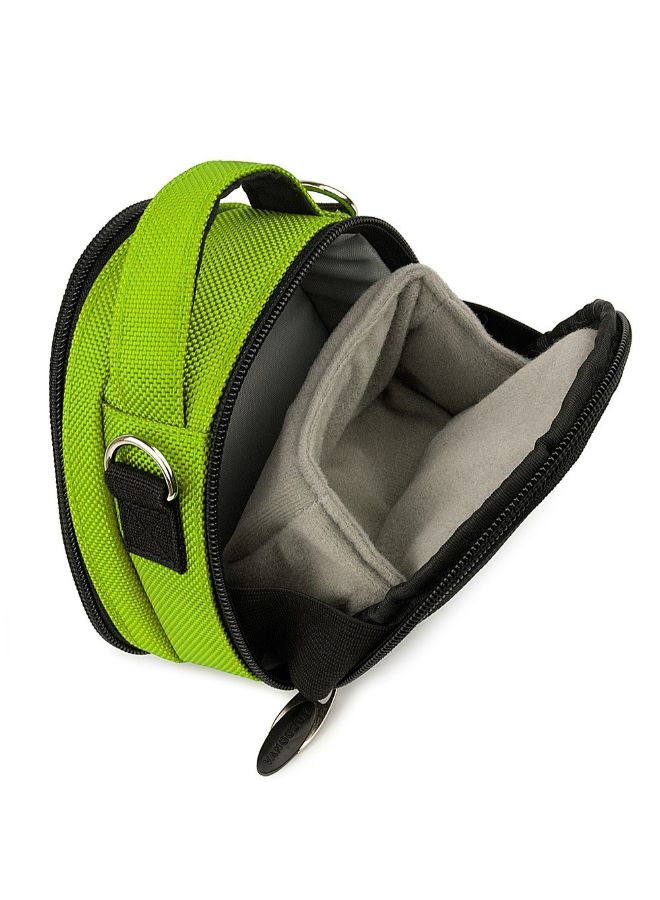Top Handle Carry Case With Removable Shoulder Strap For DB Power Action Camera Black/Green