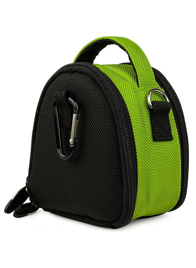 Top Handle Carry Case With Removable Shoulder Strap For DB Power Action Camera Black/Green