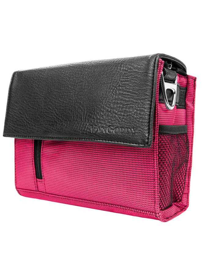 Protective Camera Case With Adjustable Shoulder Strap For Nikon Black/Pink
