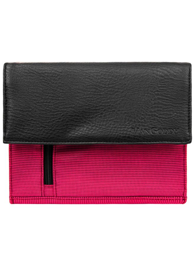 Protective Camera Case With Adjustable Shoulder Strap For Nikon Black/Pink