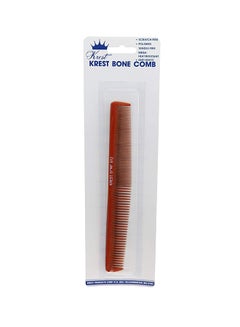 Dual-tapering Barber Bone Hair Comb Red 7.14inch - v1562939728/N27724413A_1