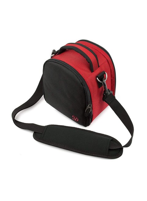 Protective Laurel Carry Case For Nikon Digital Camera Black/Red