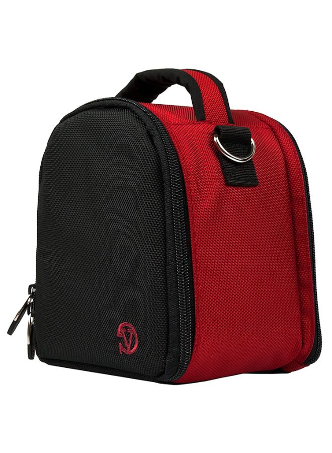 Protective Laurel Carry Case For Nikon Digital Camera Black/Red