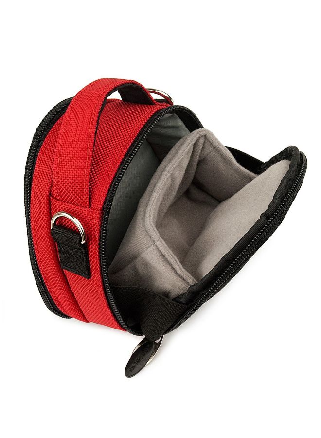 Top Handle Carry Case With Removable Shoulder Strap For DB Power Action Camera Black/Red