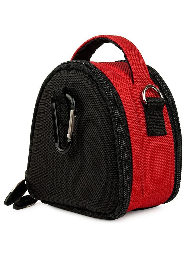 Top Handle Carry Case With Removable Shoulder Strap For DB Power Action Camera Black/Red