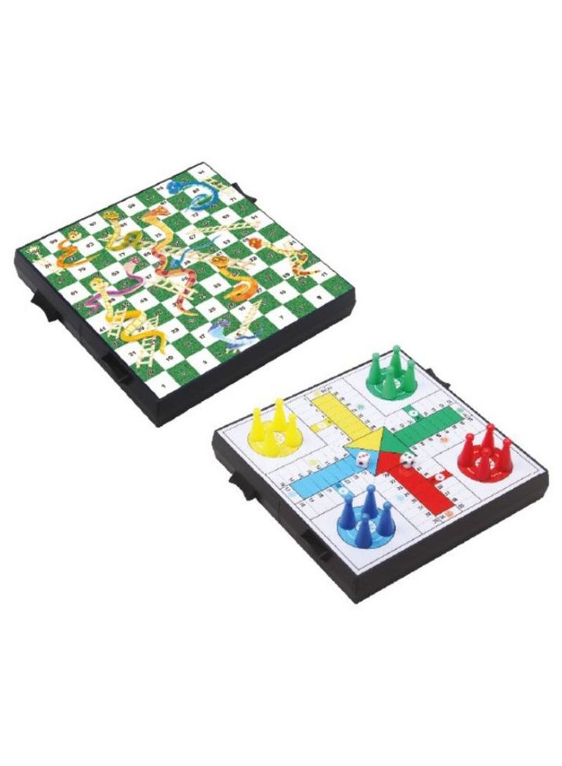Toy School - 2-In-1 Snake And Ladder With Ludo Game Board - Image 1
